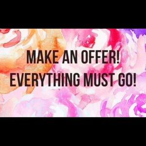 I’m selling everything!